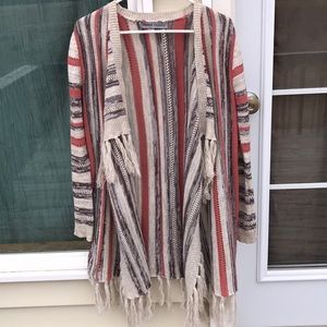 Absolutely beautiful cover up/cardigan with fringe